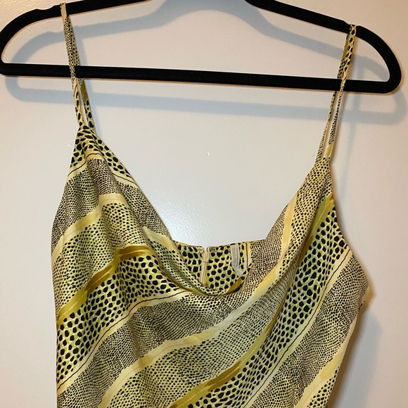 Silky Printed Mini Slip Dress - Never Worn - Picture 3 of 4